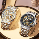 Relógio Masculino Luxury Skeleton
